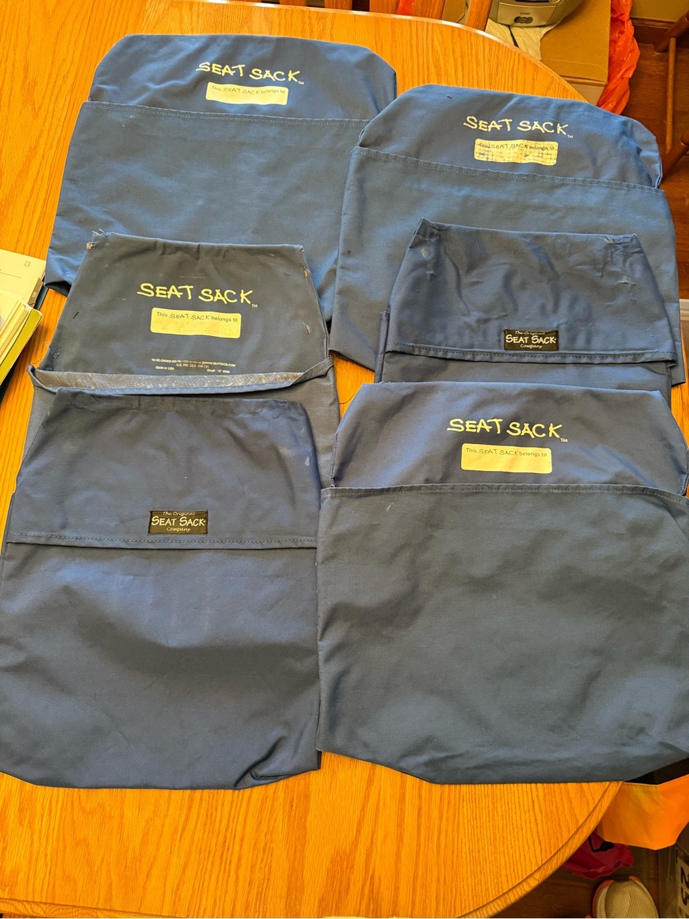 23 Kids Seat Sacks & Store More Chair Pockets (Selling Together)